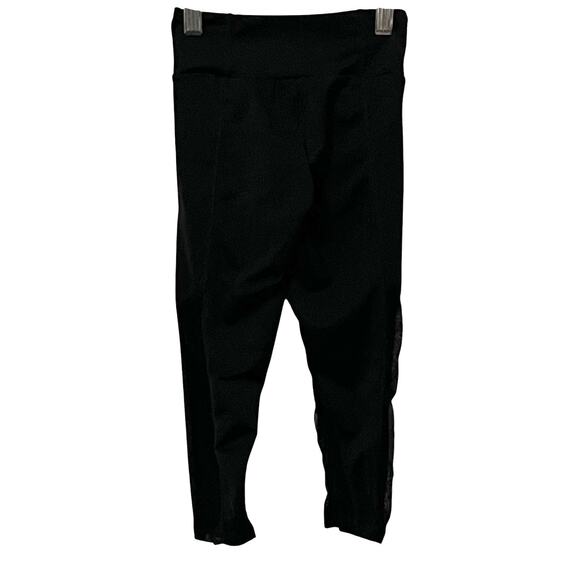 GK ELITE LOW-RISE GYMNASTIC, DANCE TIGHTS, GIRLS, CHILD SMALL, BLACK, MESH LEGS - Picture 3 of 10
